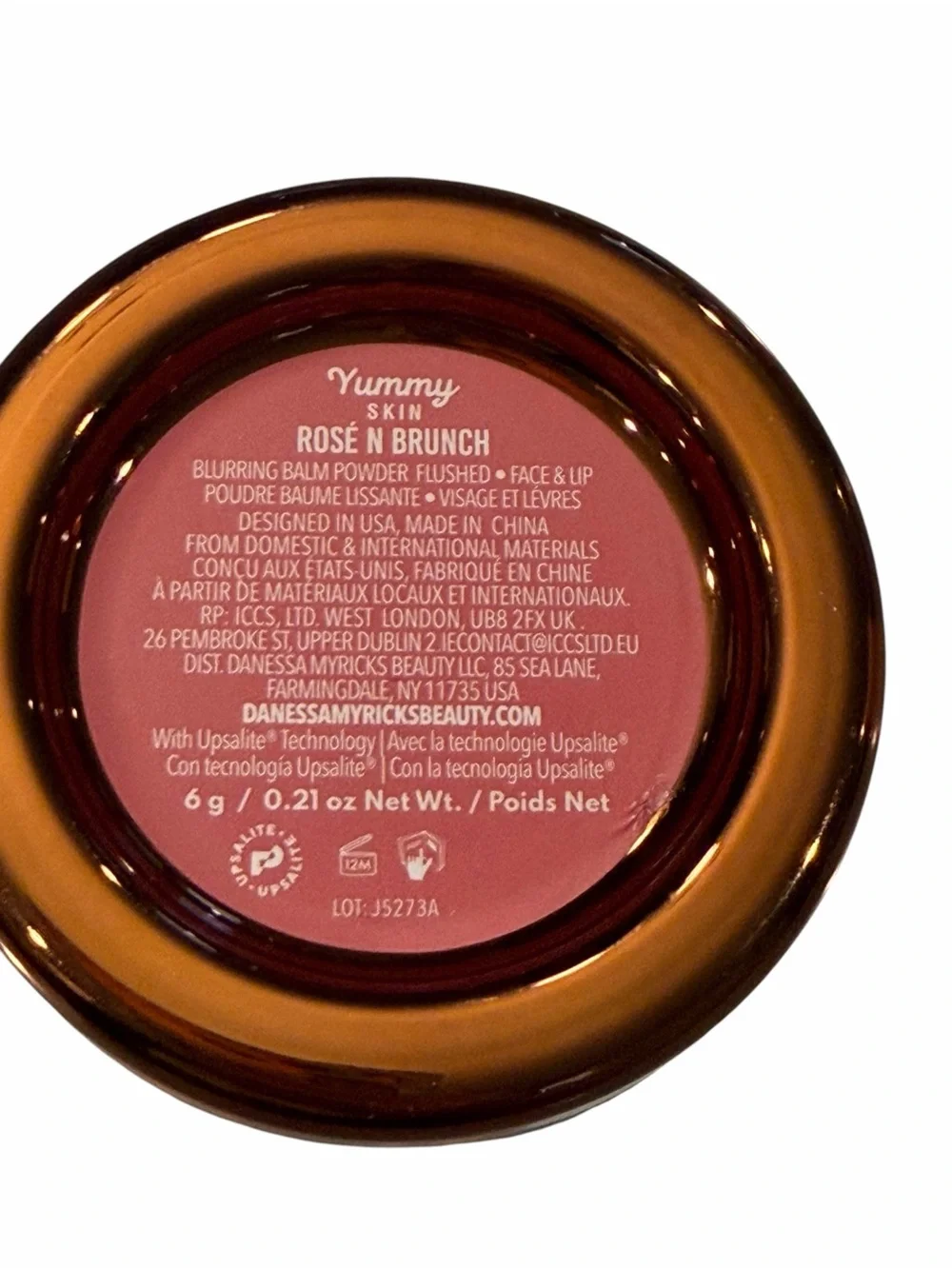 Danessa Myricks Yummy Skin Rose n Brunch Neutral Rosey Pink Blurring Balm Powder